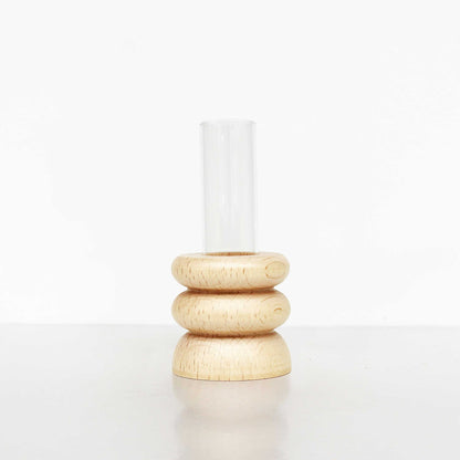 Totem Wooden Vase - Short Nº 1